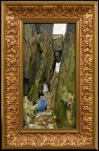 Ivar Nyberg - Elegant Walkers at Kungsklyftan, Fjällbacka - NM 7452 - Nationalmuseum