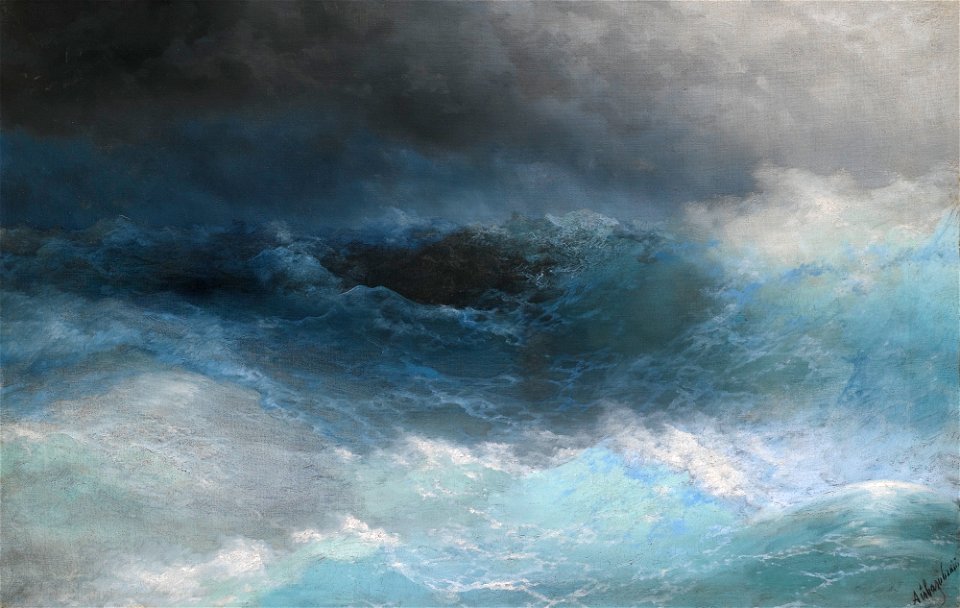 Ivan Konstantinovich Aivazovsky - Stormy Sea