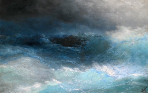Ivan Konstantinovich Aivazovsky - Stormy Sea