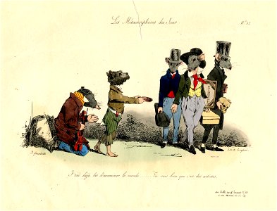 J'tai déjà dit d'examiner le monde...Tu vois bien que c'est des artistes. (BM 1856,0712.590)