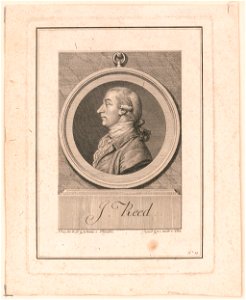 J. Reed - drawn from the life by Du Simitier in Philadelphia ; engraved by B.L. Prevost at Paris. LCCN2001699816