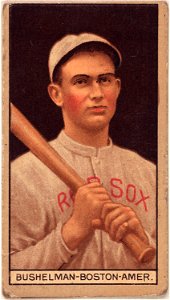 J. F. Bushelman, Boston Red Sox, baseball card portrait LCCN2008678009