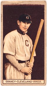 J. G. Graney, Cleveland Naps, baseball card portrait LCCN2008678353