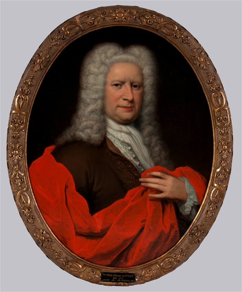J. Vollevens - Portret van een man, mogelijk Nicolaas Paulus van Assendelft (1685-1748) - C132 - Cultural Heritage Agency of the Netherlands Art Collection