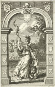 J.C. Schultsz - Allegorie op de dood van Bentinck, 1781 (RP-P-1939-814)