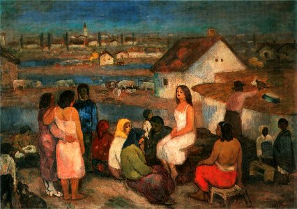 Iványi Gypsies at Balatonlelle 1935. Free illustration for personal and commercial use.