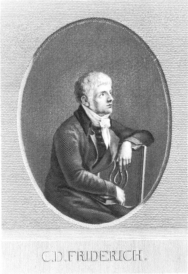 J.C.B. Gottschick & J.L. Lund - Bildnis des Caspar David Friedrich