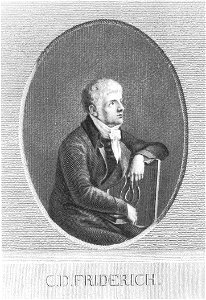 J.C.B. Gottschick & J.L. Lund - Bildnis des Caspar David Friedrich
