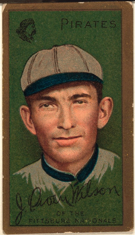 J. Owen Wilson, Pittsburgh Pirates, baseball card portrait LCCN2008677411
