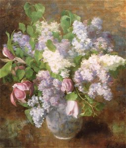 Ivana Kobilca - Španski bezeg in magnolije