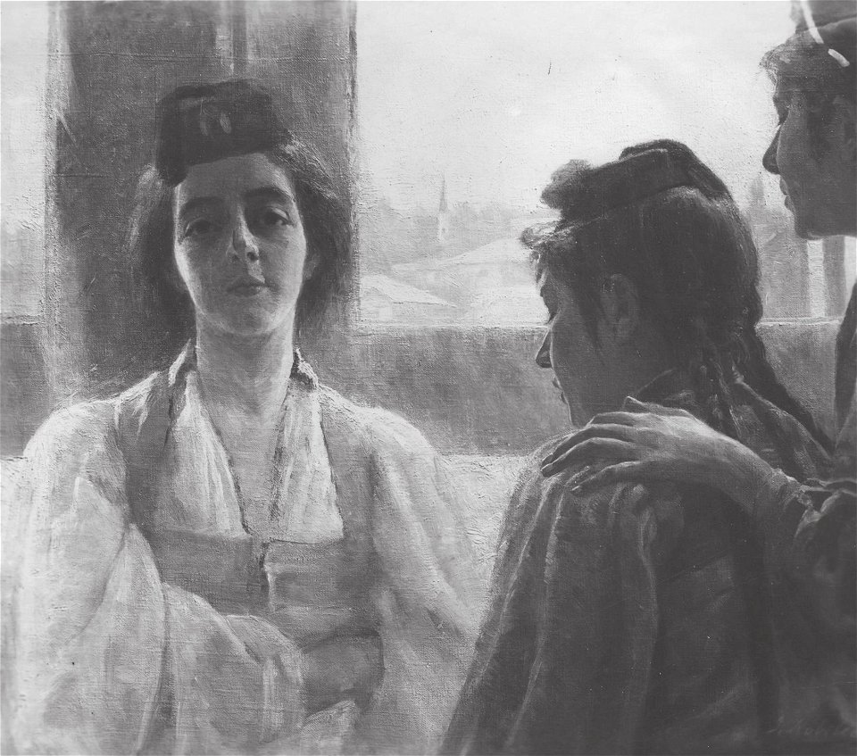Ivana Kobilca - Bošnjakinja s služabnicama
