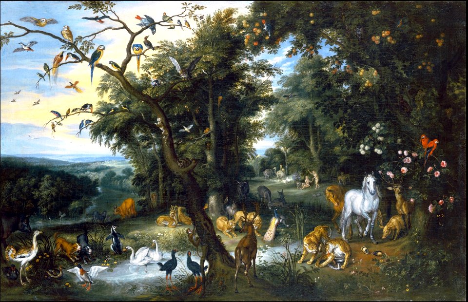 Izaak van Oosten - The Garden of Eden