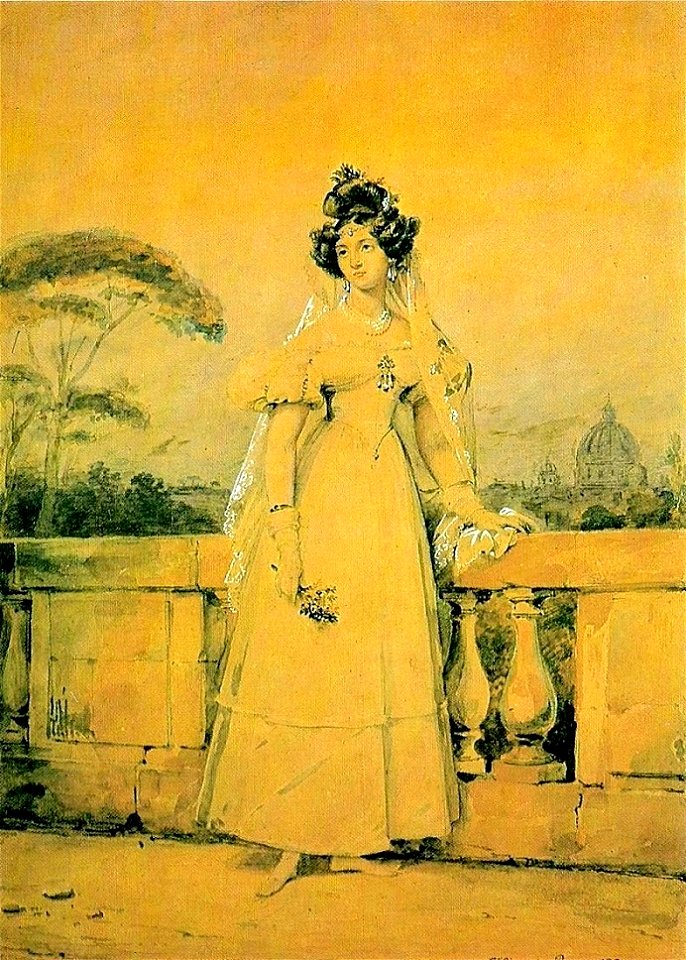 Izabela Sanguszkowa - Horace Vernet