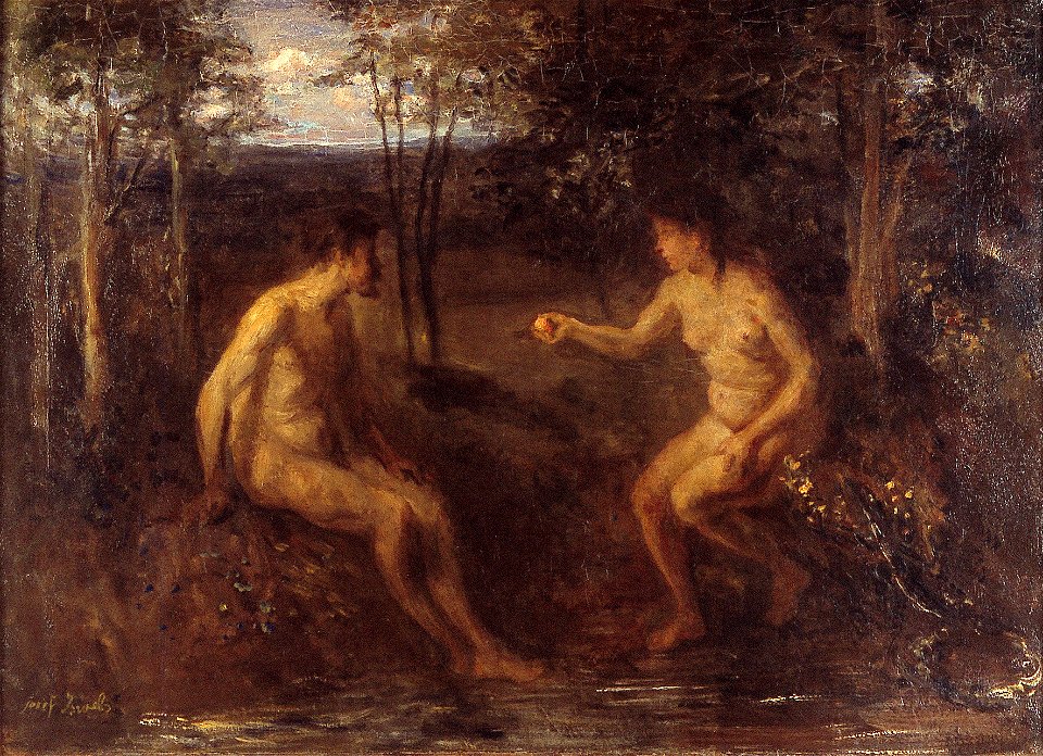 J. Israels - Adam en Eva - B1704 - Cultural Heritage Agency of the Netherlands Art Collection