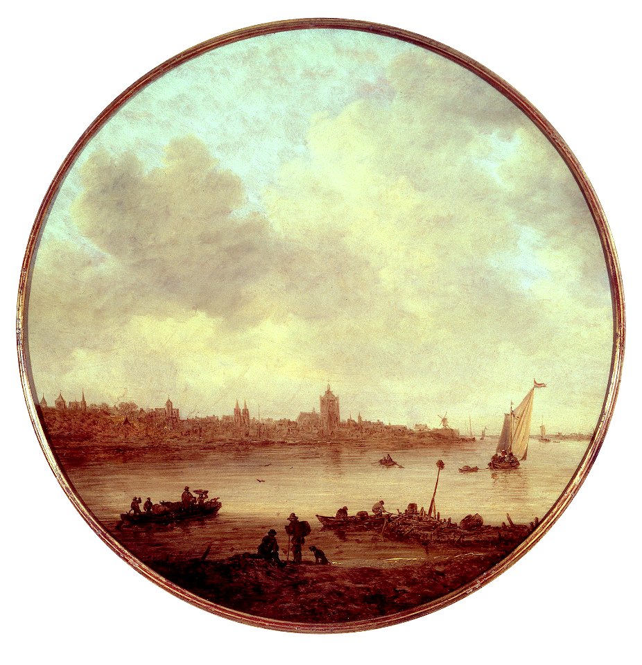 J.J. van Goyen - Gezicht op Arnhem - NK2387 - Museum Arnhem