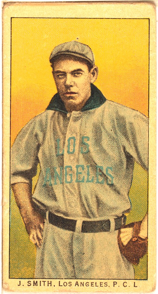 J. Smith, Los Angeles Team, baseball card portrait LCCN2008676995