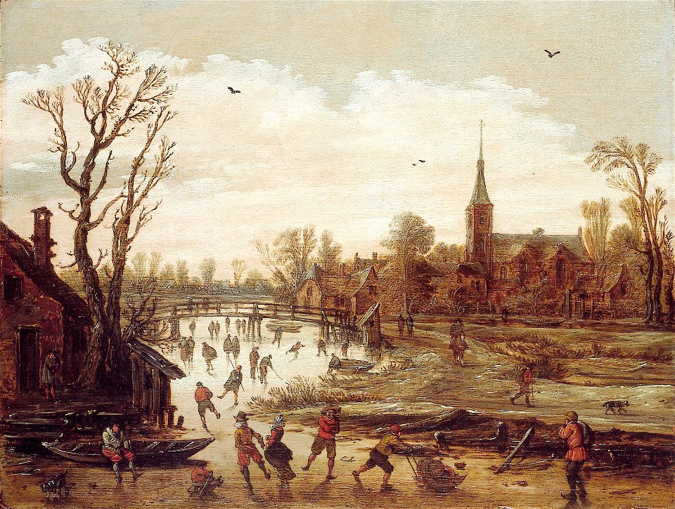 J.J. van Goyen - IJsgezicht - NK2583 - Frans Hals Museum