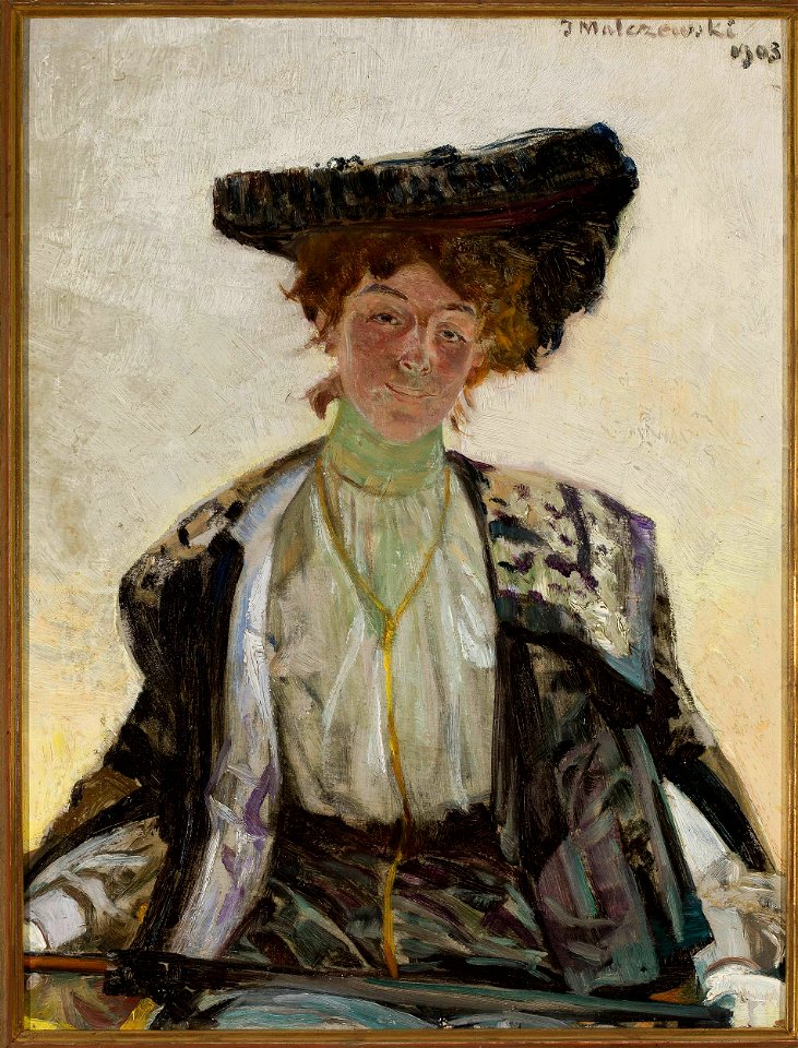 Jacek Malczewski - Portrait of Helena Sulima, actress - MP 1196 - National Museum in Warsaw