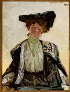Jacek Malczewski - Portrait of Helena Sulima, actress - MP 1196 - National Museum in Warsaw