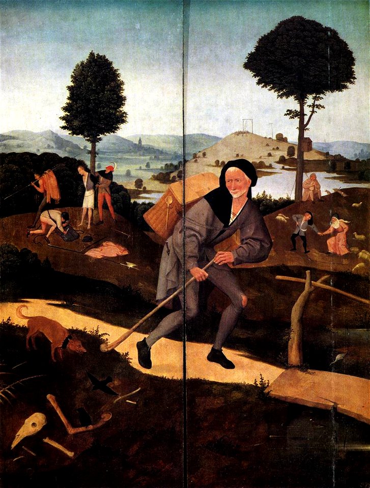 J. Bosch Escorial Hay Wagon triptych (outer panels)