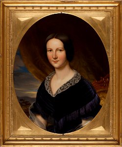 J.B. van der Hulst - Adolphine Wilhelmina Anna van der Wijck (1819-1849). Echtgenote van Leopold, Graaf van Limburg Stirum - C842 - Cultural Heritage Agency of the Netherlands Art Collection