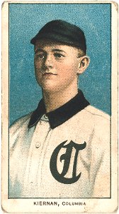 J. F. Kiernan, Columbia Team, baseball card portrait LCCN2008676870