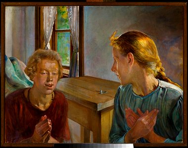 Jacek Malczewski - Zwiastowanie