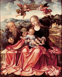 J. (1500) Sanders - Maria, Jozef en Christus - AB2158 - Instituut Collectie Nederland
