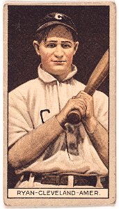 J. B. Ryan, Cleveland Naps, baseball card portrait LCCN2008678359
