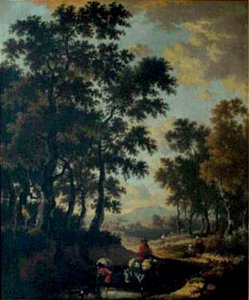 J. Hackaert - Reizigers in een landschap - AB17811 - Museum Arnhem