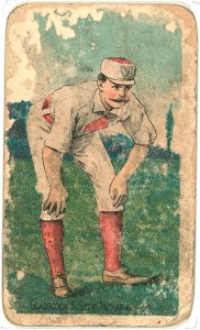 Jack Glasscock, Indianapolis Hoosiers, baseball card portrait LCCN2007680764