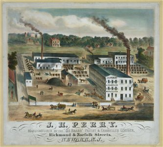 J.H. Perry. Manufacturer of the Ox Brand patent & enamelled leather LCCN2003680603