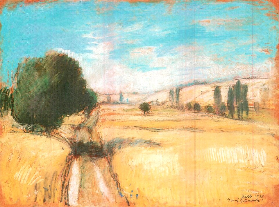 Iványi Wheat Fields near Balatonlelle 1935