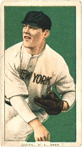 Jack Quinn, New York Highlanders, baseball card portrait LCCN2008676827