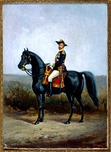 J. Williamson - Portrait équestre du général Boulanger (1837-1891), homme politique - P1902 - Musée Carnavalet. Free illustration for personal and commercial use.