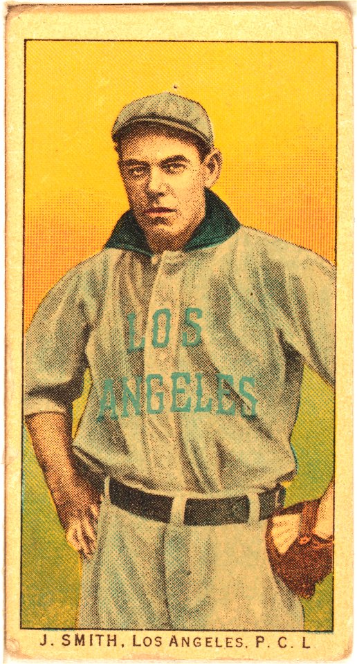 J. Smith, Los Angeles Team, baseball card portrait LCCN2008676995