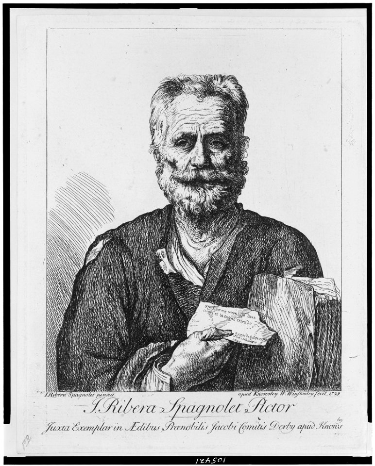 J. Ribera Spagnolet pictor - Winstanley fecit, 1729. LCCN92519817