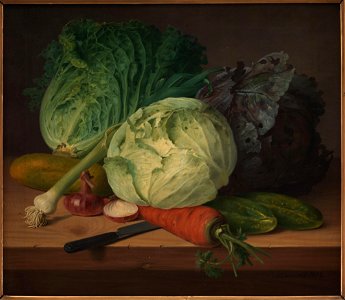 J.L. Camradt - Køkkenurter - KMS1262 - Statens Museum for Kunst
