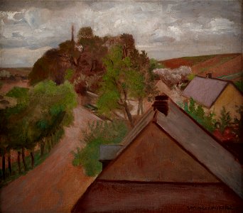 Jacek Malczewski - Country Landscape with a Road - MNK II-b-1604 - National Museum Kraków