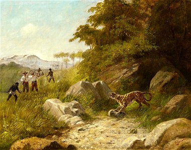 J Lamotte Tigerjagd 1897
