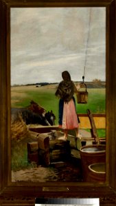 Jacek Malczewski - Dziewczyna przy studni