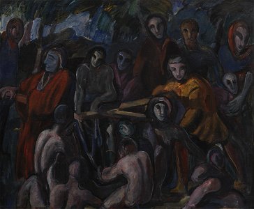 J.A. Jerichau - The Road to Golgatha - KMS6730 - Statens Museum for Kunst