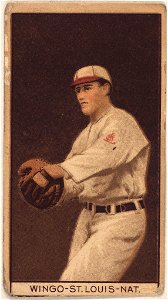 Ivey Wingo, St. Louis Cardinals, baseball card portrait LCCN2008678006