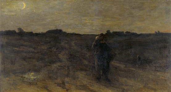 J. Israels - Het late uur - B1302 - Cultural Heritage Agency of the Netherlands Art Collection
