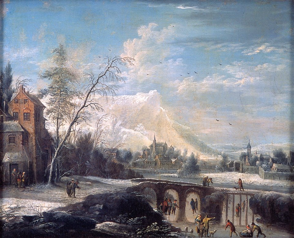 J. I Griffier - Wintergezicht - NK2121 - Cultural Heritage Agency of the Netherlands Art Collection