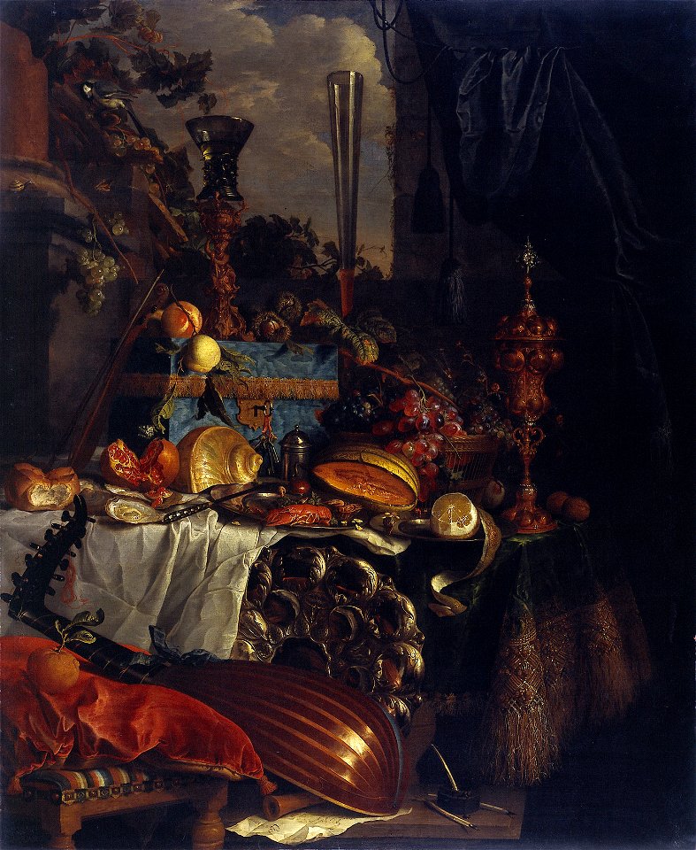 J.D. de Heem - Pronkstilleven - 10231 - Cultural Heritage Agency of the Netherlands Art Collection
