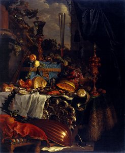 J.D. de Heem - Pronkstilleven - 10231 - Cultural Heritage Agency of the Netherlands Art Collection
