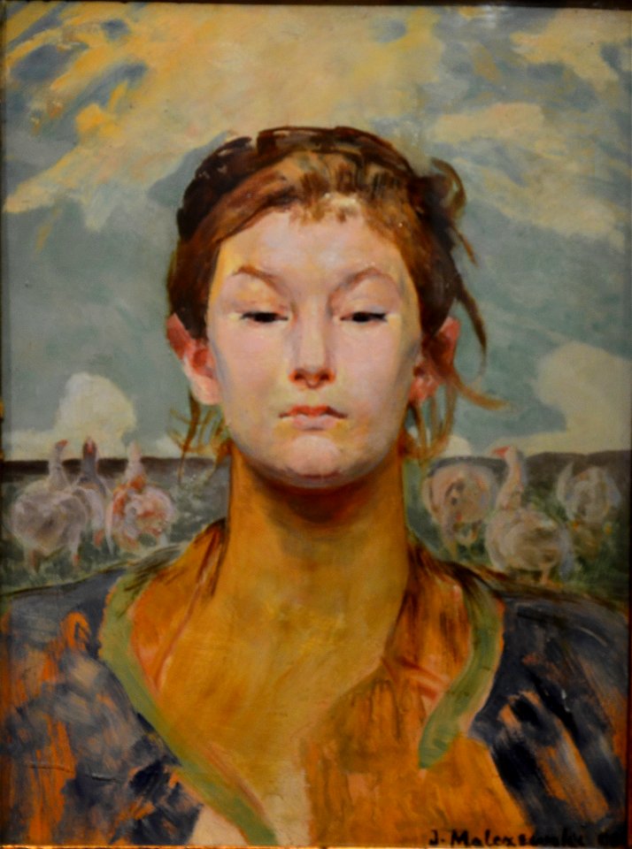 Jacek Malczewski Study of a Girl Galeria Malarstwa Polskiego in Białystok