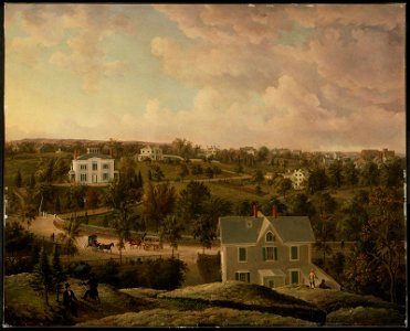 J. W. A. Scott - View of Roxbury - 1999.535 - Museum of Fine Arts