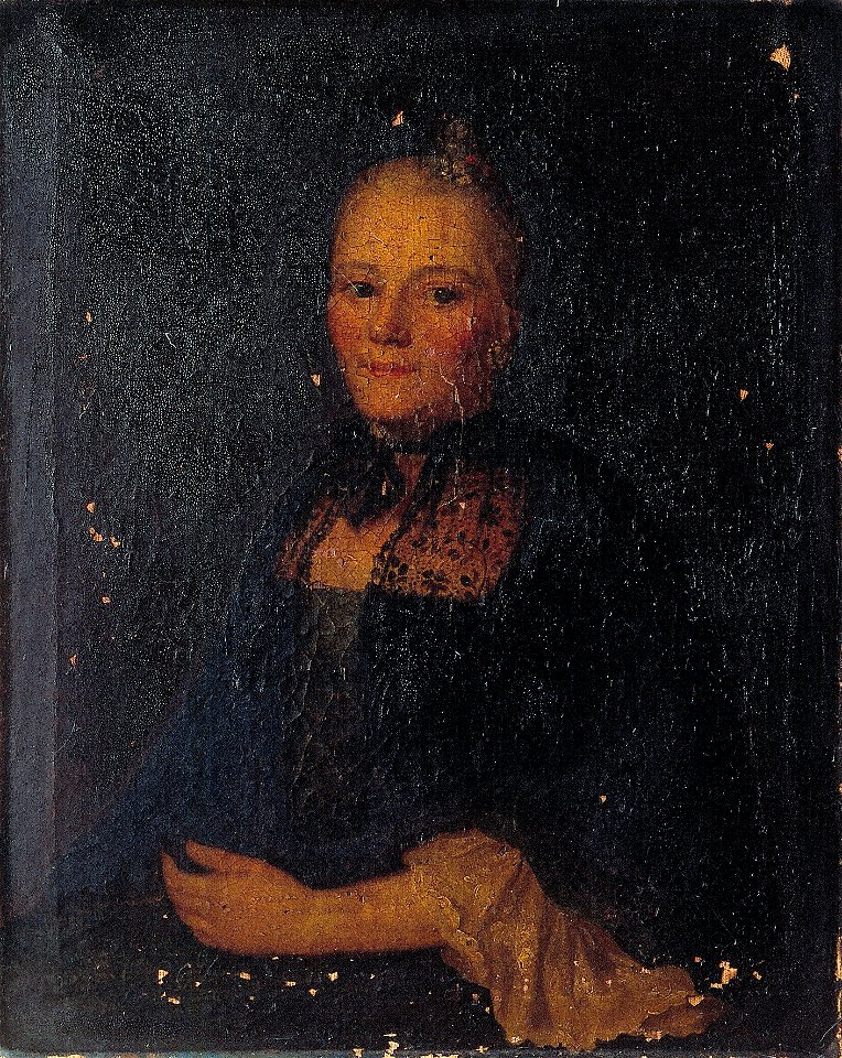 J.L. Aberli - Onbekende vrouw uit de familie Walther - C1947 - Cultural Heritage Agency of the Netherlands Art Collection